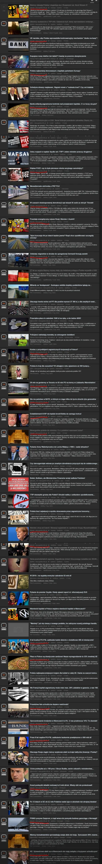 g.....k - @Glebrin: Dzięki, że pytasz. Zakopałem za spam gównoportalem przez @saint. ...