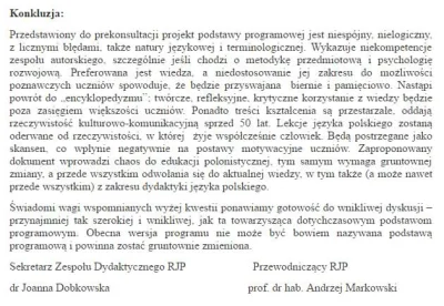 rybitwa_ - Rada Języka Polskiego o podstawie programowej. 
Opinia jest miażdżąca.
ż...