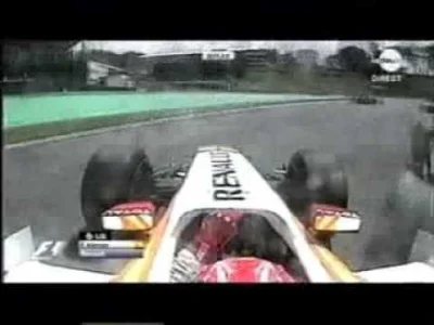 n.....o - @netto: Fernando Alonso zahaczony bolidem Sutila.