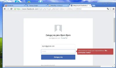 nickszalinski - Znalazłem ciekawą lukę w zabezpieczeniach #facebook - po podaniu emai...