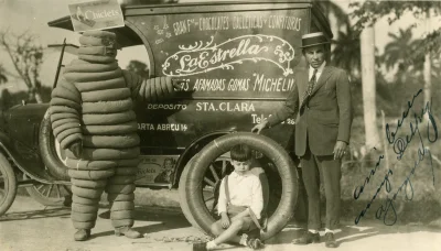 quiksilver - Jedna z pierwszych maskotek firmy Michelin #fotohistoria #fotografia #mi...