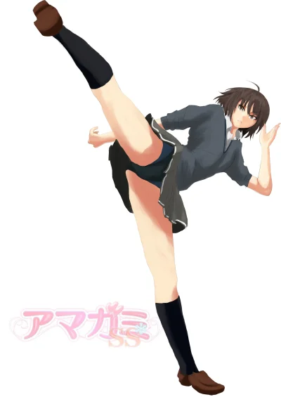 Czokolad - #randomanimeshit #amagami #ainanasaki #swimsuit #schoolgirl