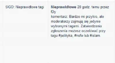 NomenNescioNy - to tak a propos błędnego tagowania, to wykop ma to w doopie