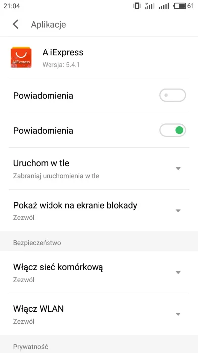 mishek - @fik-u Gdy wejdziesz w uprawnienia/zezwolenia aplikacji to masz coś takiego....