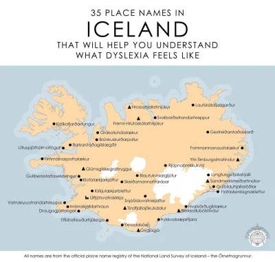 Lifelike - #geografia #islandia #jezykiobce #ciekawostki #mapy #graphsandmaps