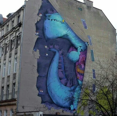 h.....a - Fajne to ( ͡° ͜ʖ ͡°)
#smiesznydinozaur #wroclaw #mural #muralboners #street...