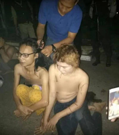 artpop - Kilka dni temu w Indonezji policja poniżyła publicznie 12 transpłciowych kob...