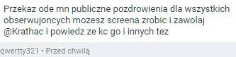 Conscribo - Dostałem grypsa od @qwertty321, 
@Krathac On Ciebie KC i innych tez
#mu...