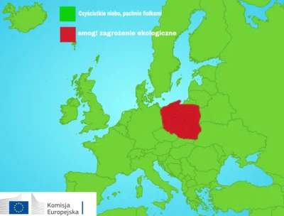 B.....h - Najnowsza mapka czystości powietrza nad Europą.
Projekt finansowany przez ...