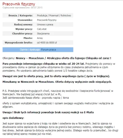 Wredna_pomarancza - Atrakcyjna oferta dla szukających #praca . Niestety tylko dla #ni...