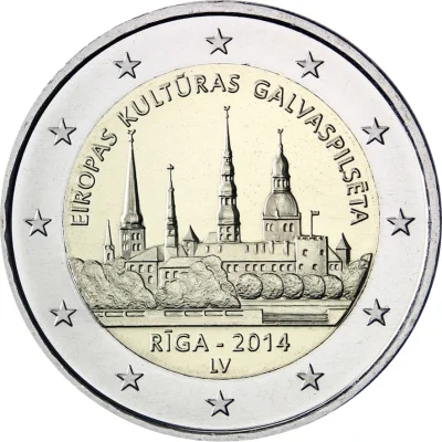 johanlaidoner - @Vilyen: A tu euro na cześć Rygi- stolicy Łotwy, która była europejsk...