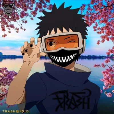 k.....i - #trashgang #randomanimeshit #obitouchiha #naruto #anime