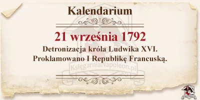 ksiegarnia_napoleon - #rewolucjafrancuska #francja #detronizacja #kalendarium
