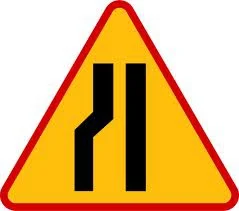 pushpull - Mnie zawsze irytował ten znak A12, ten o zwężeniu jezdni. Często używany p...