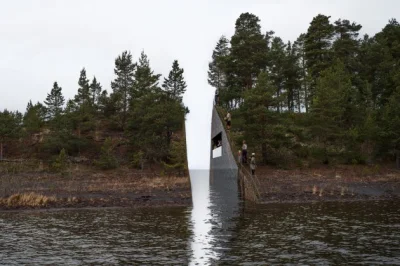 Aerin - Zwycięski projekt pomnika masakry na wyspie Utoya

#architektura #norwegia