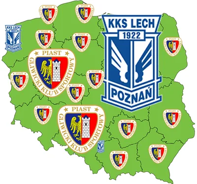 klikus - Kibicowska mapa Polski.
#ekstraklasa