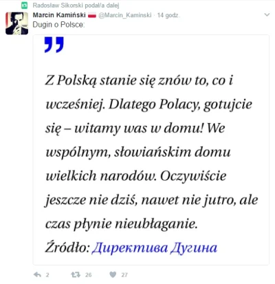 pk347 - Rosyjski strateg Dugin o Polsce: "Z Polską stanie się znowu to co i wcześniej...