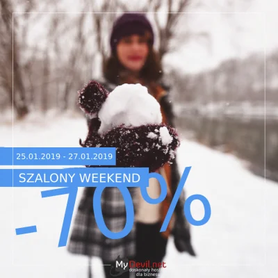 MyDevil - Promocja "Szalone Weekendy #2" 25.01.2019 - 27.01.2019

To już półmetek n...