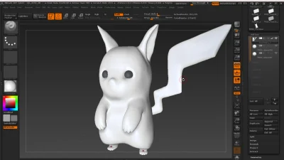 Izeer - Ćwiczę sobie ostatnio w #zbrush, stwierdziłem że można by jakiś sculpt skończ...