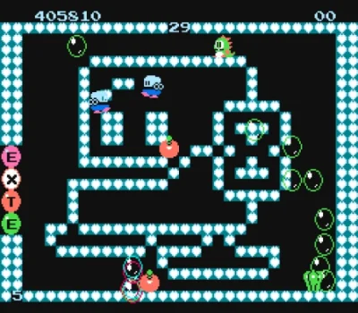 T.....i - Bubble Bobble, człek natworzył trochę tych baniek a jednak nigdy nie udało ...