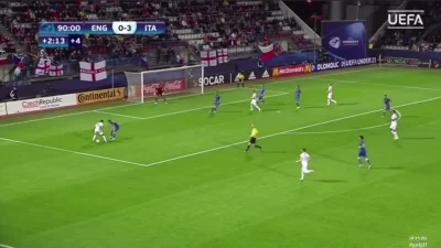 ryzu - Zaległy gol Nathana Redmonda na 1:3 w meczu Anglia - Włochu U21 #golgif #mecz