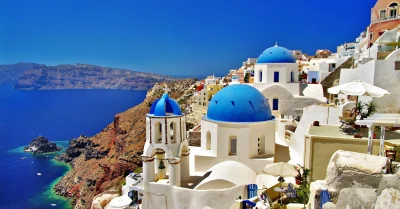 kotelnica - @L3stko: @krol_magnezu: Grecja, wyspa Santorini. Jeden z najpopularniejsz...