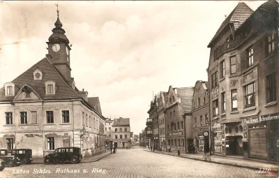 Sheena1 - Ratusz w Lubinie, rok 1932
#lubin #fotohistoria