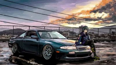 b.....6 - #randomanimeshit #anime #samochodyanime #originalcharacter i chyba to facet...