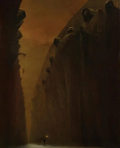 Eyes_only - 1972 - #beksinski #malarstwo #sztuka