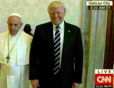 Lebensabschnittpartner - #heheszki #gif #trump #papiez