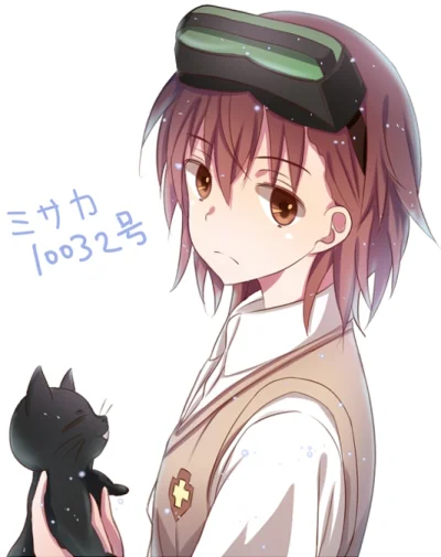 kedzior1916 - #randomanimeshit #raildex #misaka #misaka10032 #dogthecat #neko