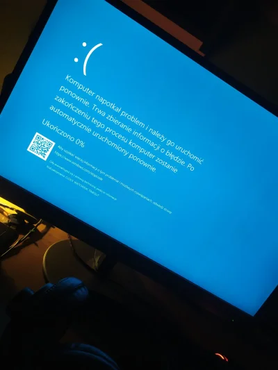 n.....p - Co to się stanęło?

#windows #bluescreen #windows10 #komputery