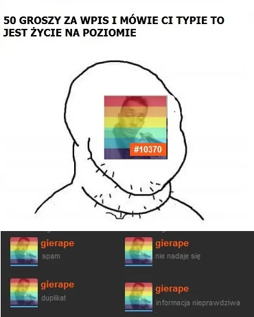 l.....w - gierape jak zawsze na posterunku...