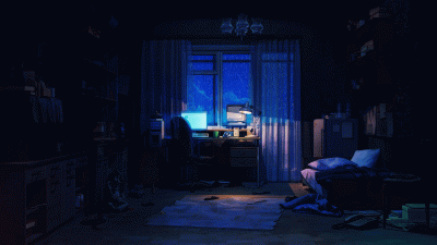 XsomX - Poniedziałek, wieczór. Znowu jesień. 
#pixelart #cityscape #gif #pokojboners...