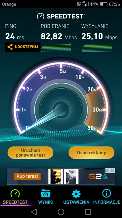 macoomba - Internet w Orange na kartę LTE vs internet po Wifi Upc 250Mb/s hmmm 
#int...