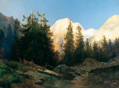 H.....s - Zachód słońca w Południowym Tyrolu
Charles Morel (1861–1908)