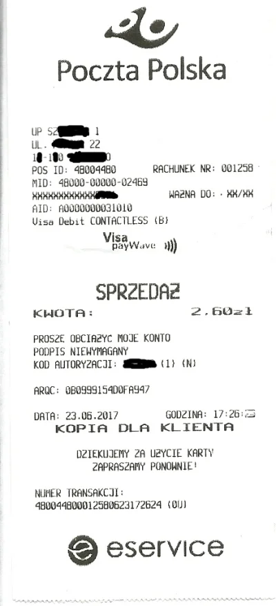 pcela - Transakcja karta na Poczcie (płatność bezgotówkowa). 

#pocztapolska #karty...