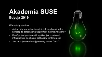 OpenCulture - Jest bardzo ciekawa tematyka w tym roku w:
Letnia Akademia SUSE - webb...