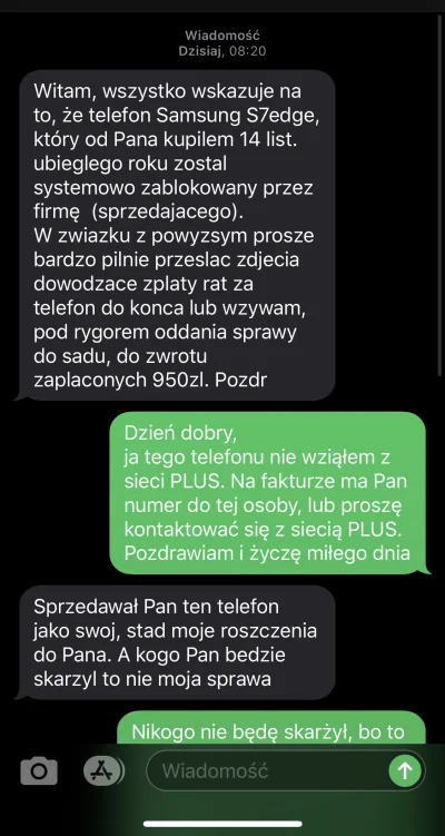 heshio - Mirki, kto ma w tej sytuacji racje? Gość kupił ode mnie rok temu telefon, kt...