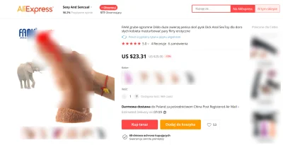 DobrzeiSmacznie - Nie wpisujcie Na #aliexpress animal dildo. A tym bardziej elephant ...