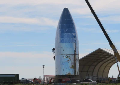 chuda_twarz - Starhopper nabiera kształtów

#spacex