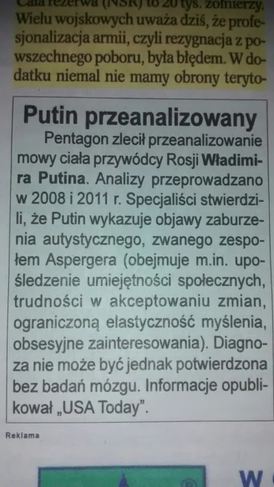 L.....w - Od kiedy ludzie z autyzmem zostają agentami wywiadu? 
#rosja #putin #janusz...