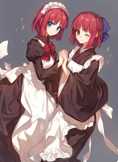 kedzior1916 - #randomanimeshit #tsukihime #hisui #kohaku #maid