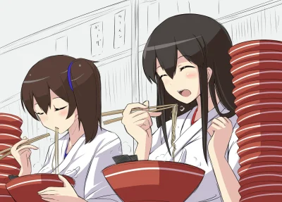 z.....s - #randomanimeshit #kantaicollection #akagi #kaga
#kichi8