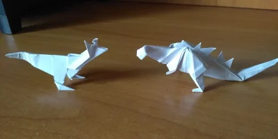 QuePasa - Konfrontacja kłapouchy kangur vs. Godzilla z wodogłowiem

#origami #diy #...