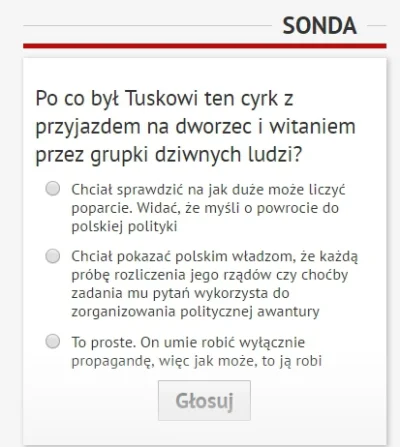 n.....o - PS: Poprzednie też były dobre.

Chyba założę tag #milosnicysondazywpolity...