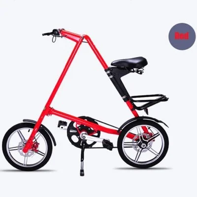42sukaz - @GearBest_Polska: SULIDA Mini Folding Bike - RED 166123701