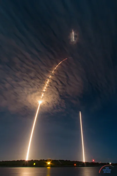 Zdejm_Kapelusz - Start i lądowanie SpaceX Falcon 9 na jednym zdjęciu.

#fotografia ...