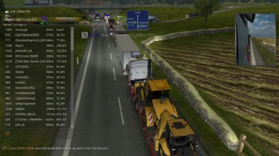 K.....a - Obiecane screeny z Calais-Duisburg z wczorajszego wieczora. #ets2mp #trucke...