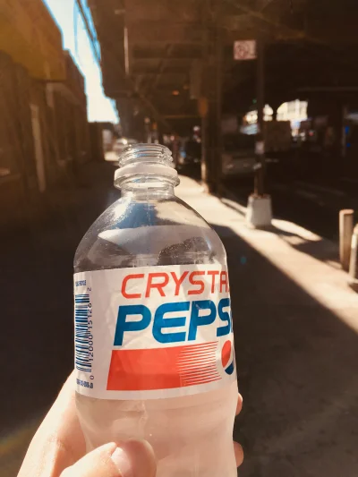MattMan - W Nowym Jorku w niektorych sklepach sprzedaja Crystal Pepsi.